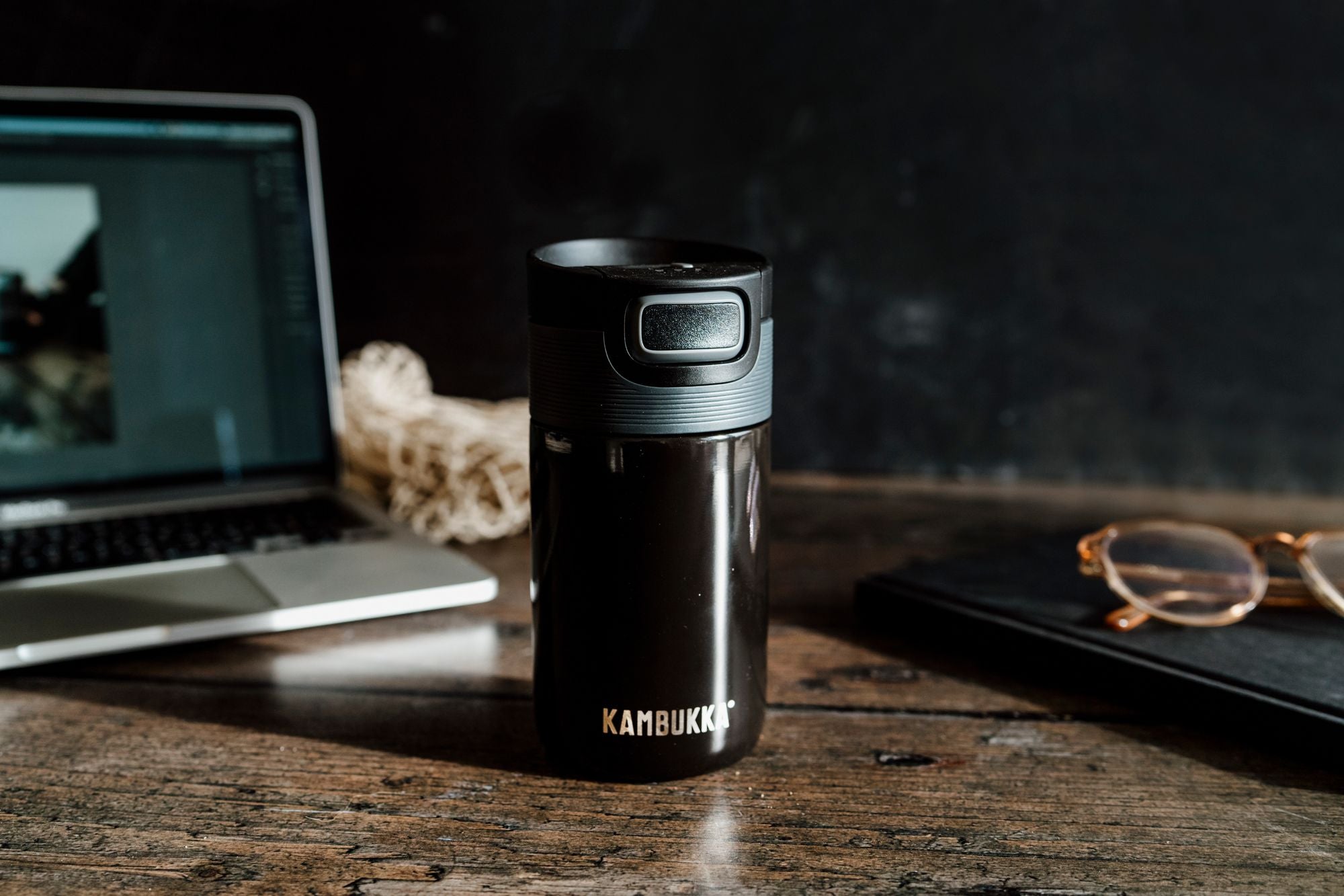 Kambukka ETNA S/S Tumbler 300ml Pitch Black image 7