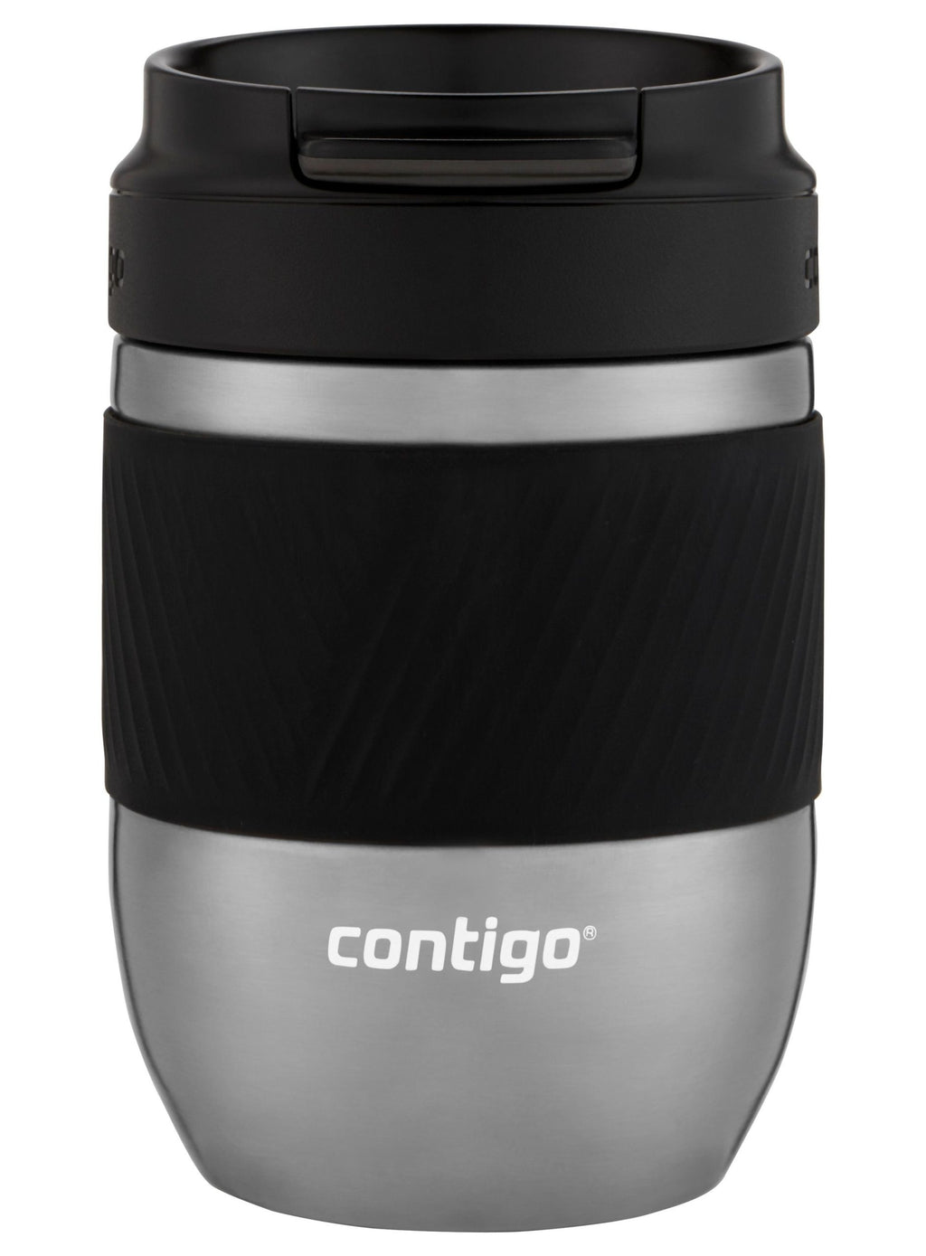 Contigo Pug Mug Snapseal - Black & S/Steel 295ml image 0