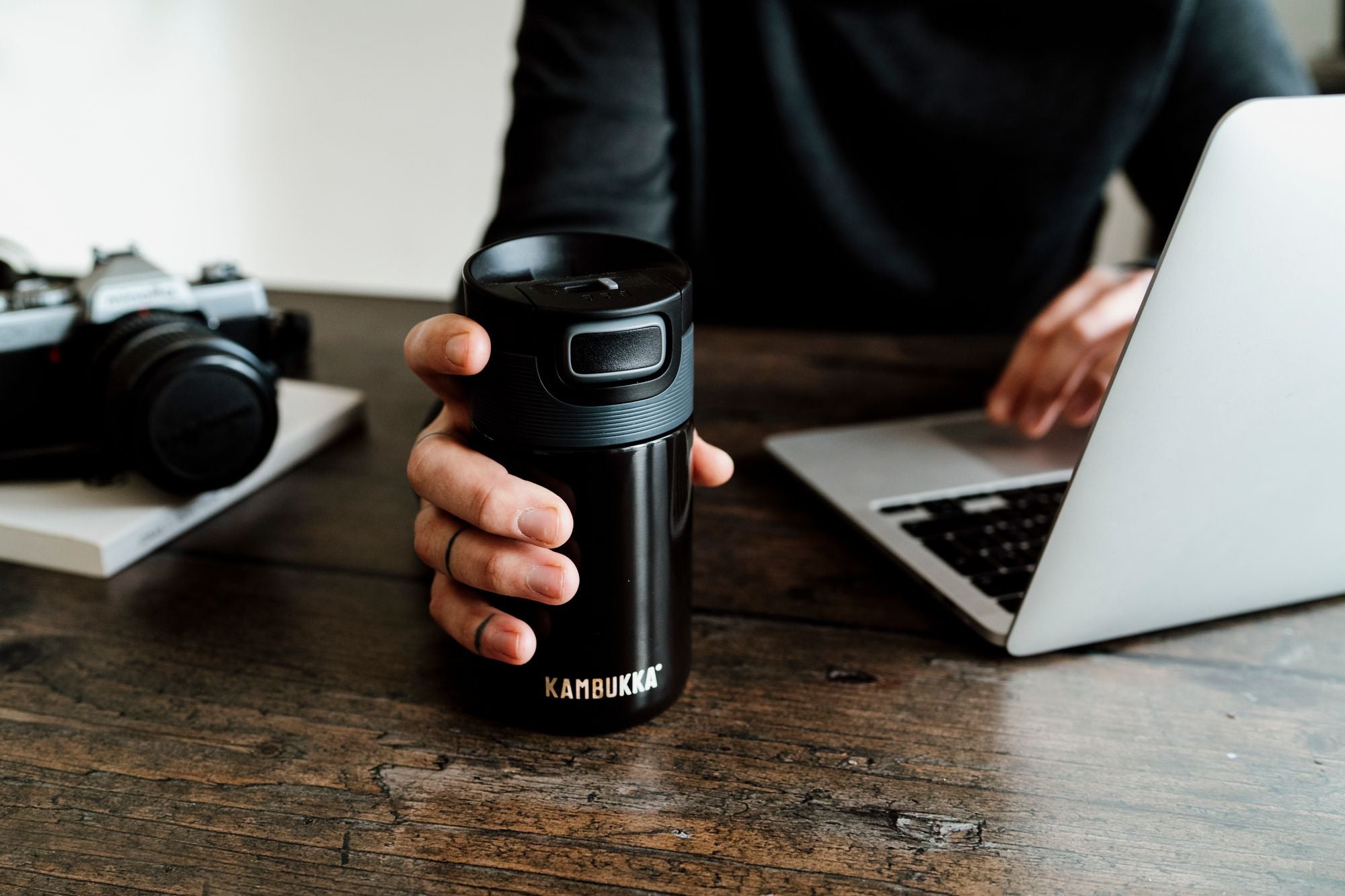 Kambukka ETNA S/S Tumbler 300ml Pitch Black image 6